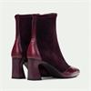Hispanitas Atlanta Front Zip Heel Boot - Wine